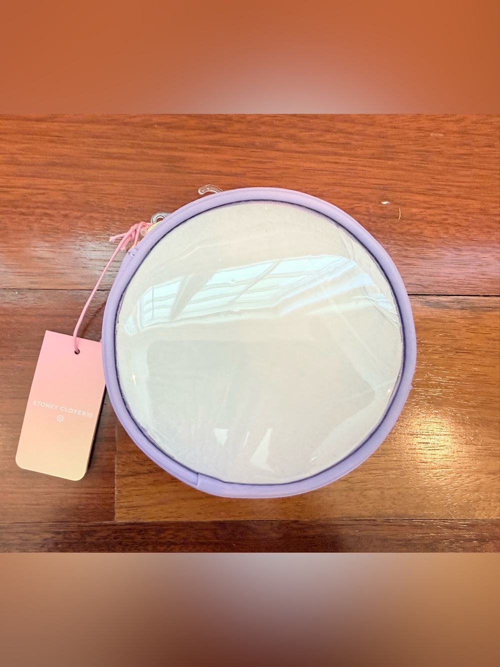 Stoney Clover Lane x Target Lavender Round Clear Pouch NWT